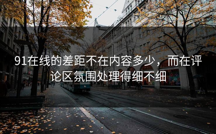 91在线的差距不在内容多少，而在评论区氛围处理得细不细